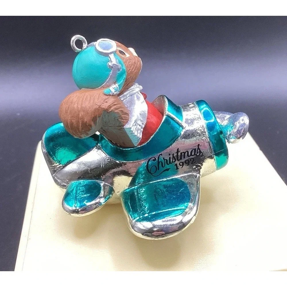 Lot Of‎ 2 VTG Hallmark Keepsake Christmas Ornaments Bunnies And Squirrel